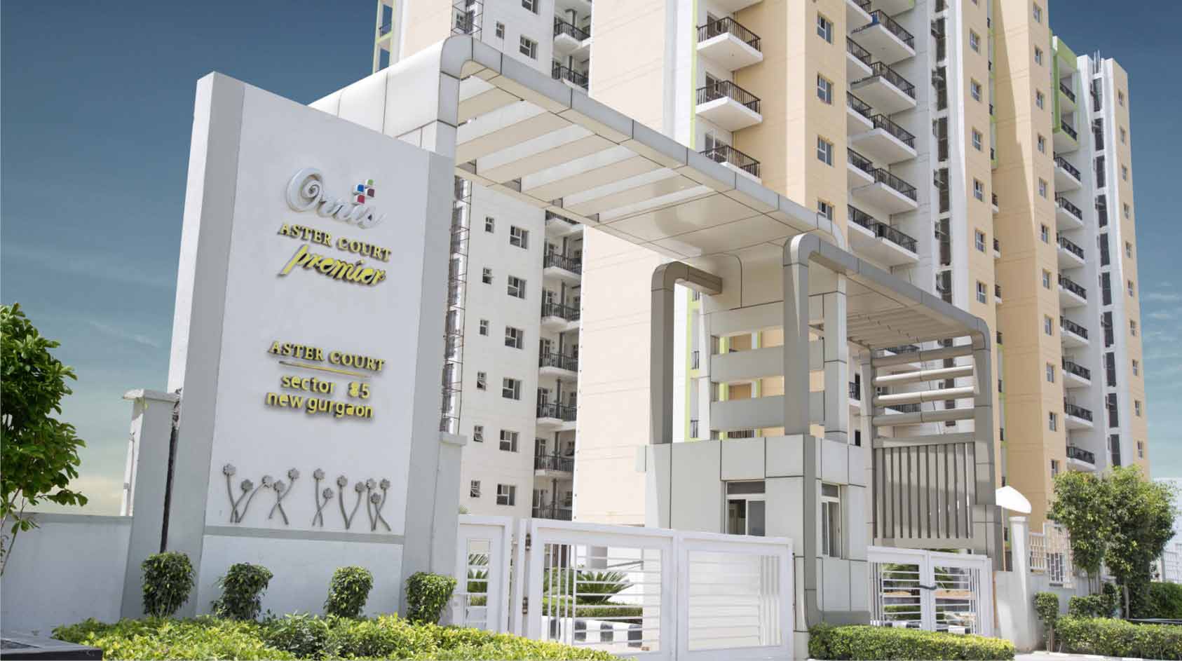 Elegant Arrival at Orris Aster Court's Entrance, Sector 85, Gurgaon