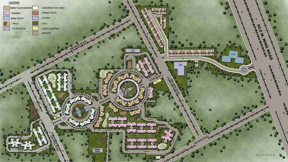 Layout of Orris Aster Court sector 85 Gurgaon