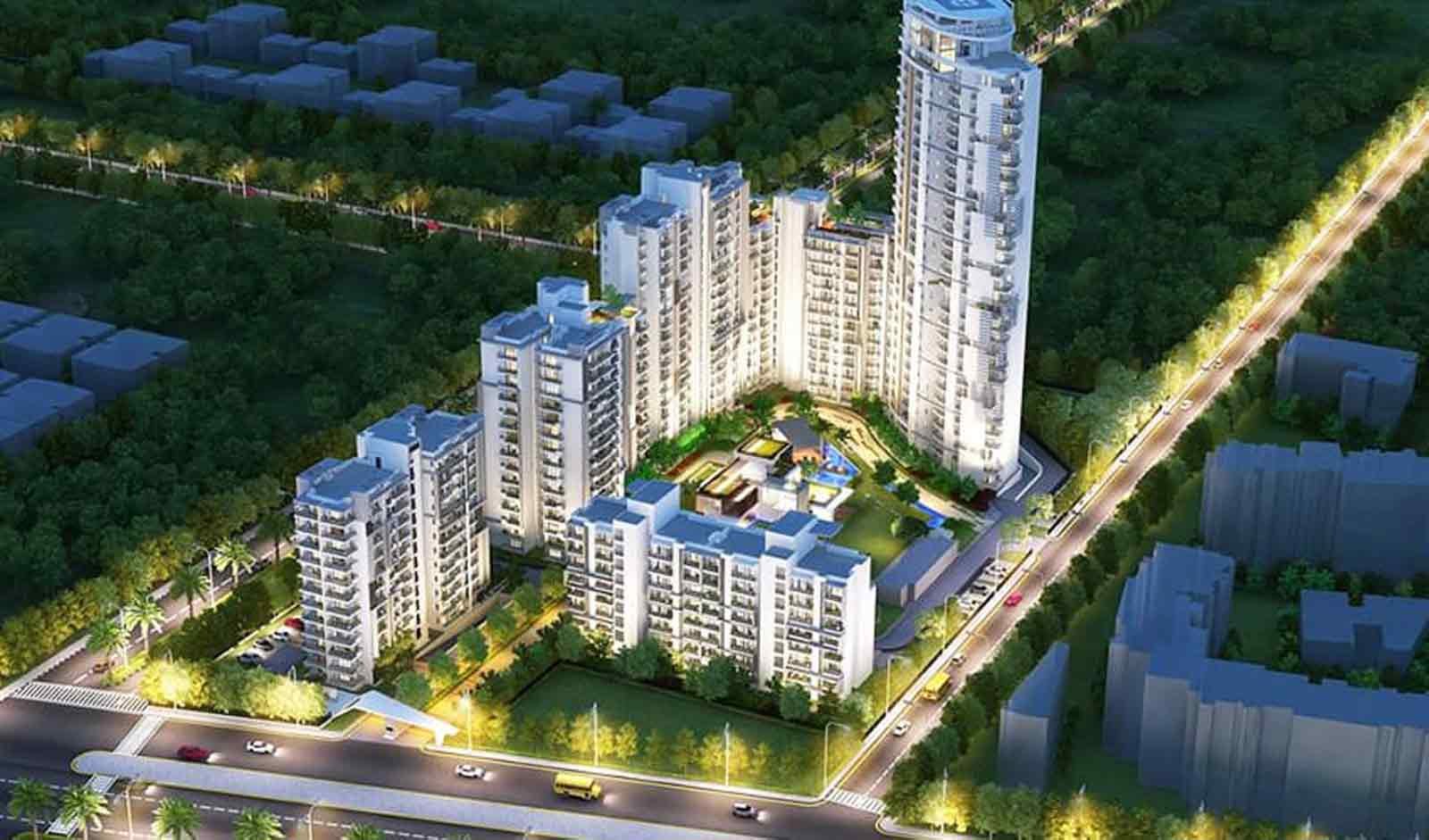 Full Project view of Godrej Icon SEctor 88A, Dwarka Expressway