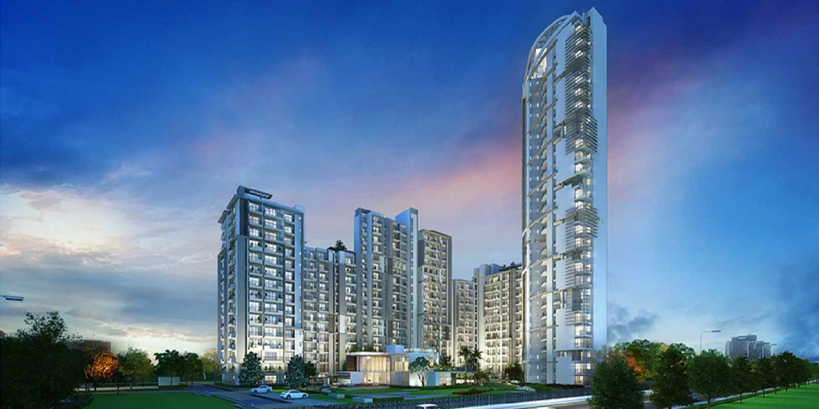 Full Project view of Godrej Icon SEctor 88A, Dwarka Expressway